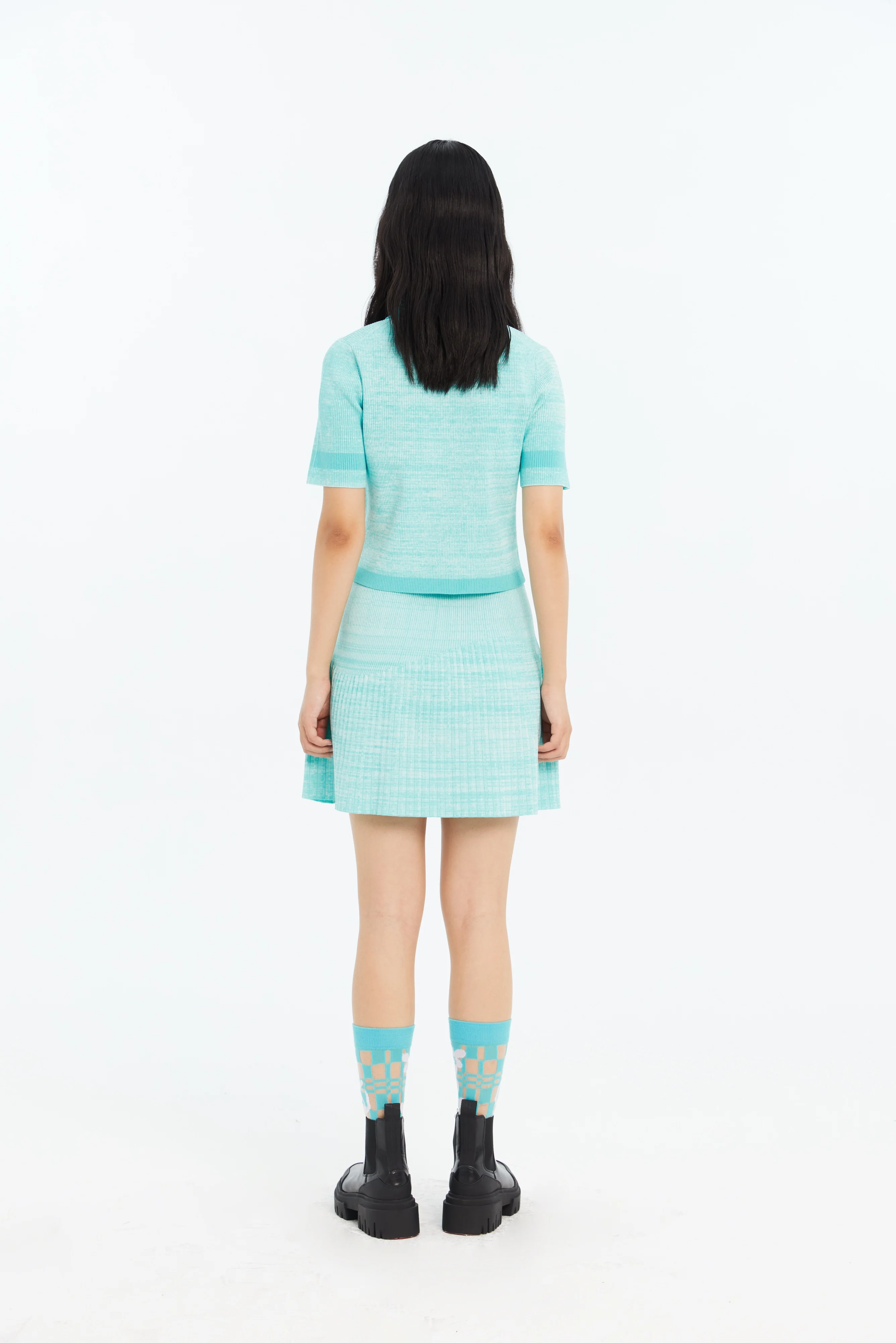 SAMMIE ECO CROPPED POLO SHIRT - Image 4