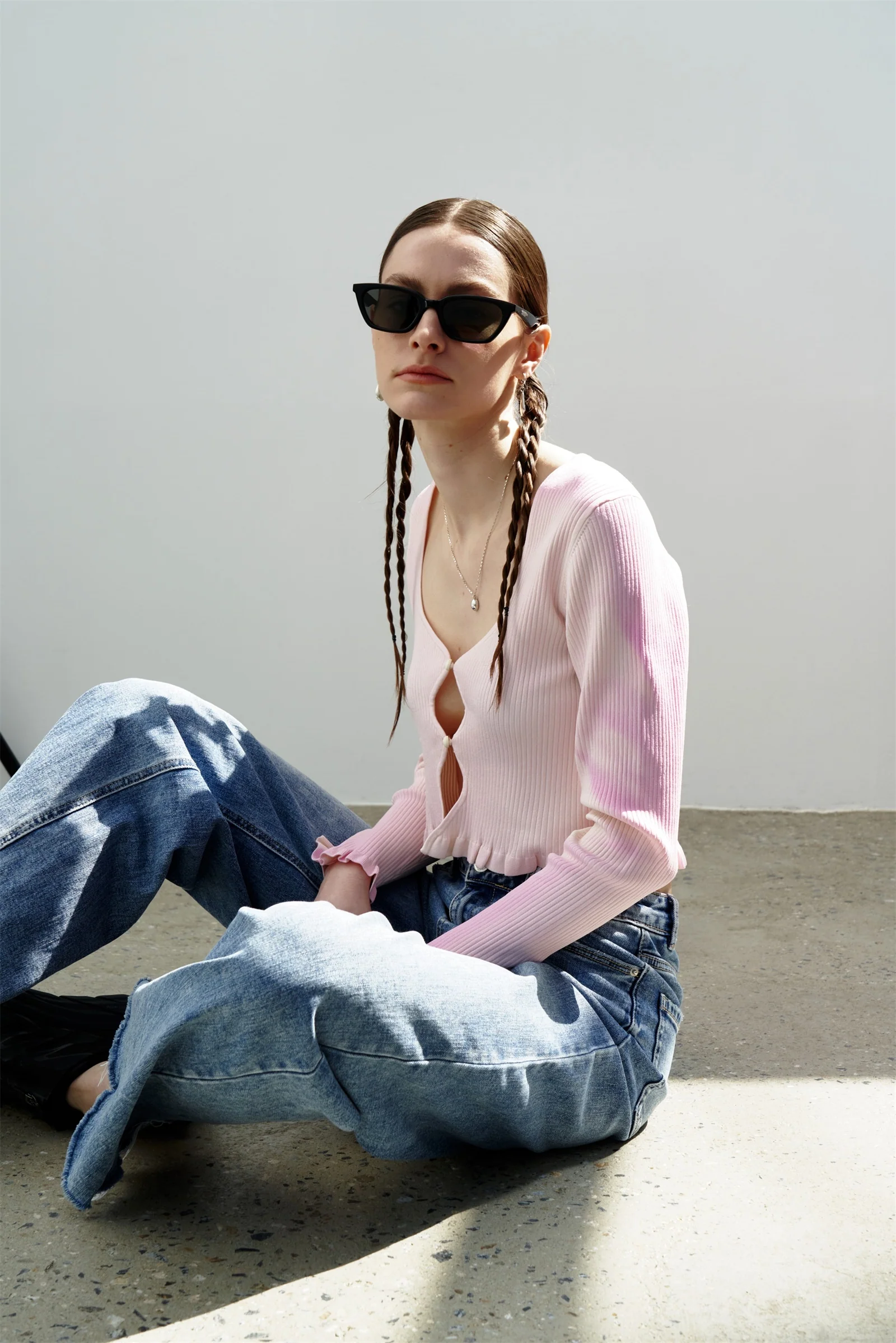 SANDY UV REACTIVE CROPPED CARDIGAN - Image 5