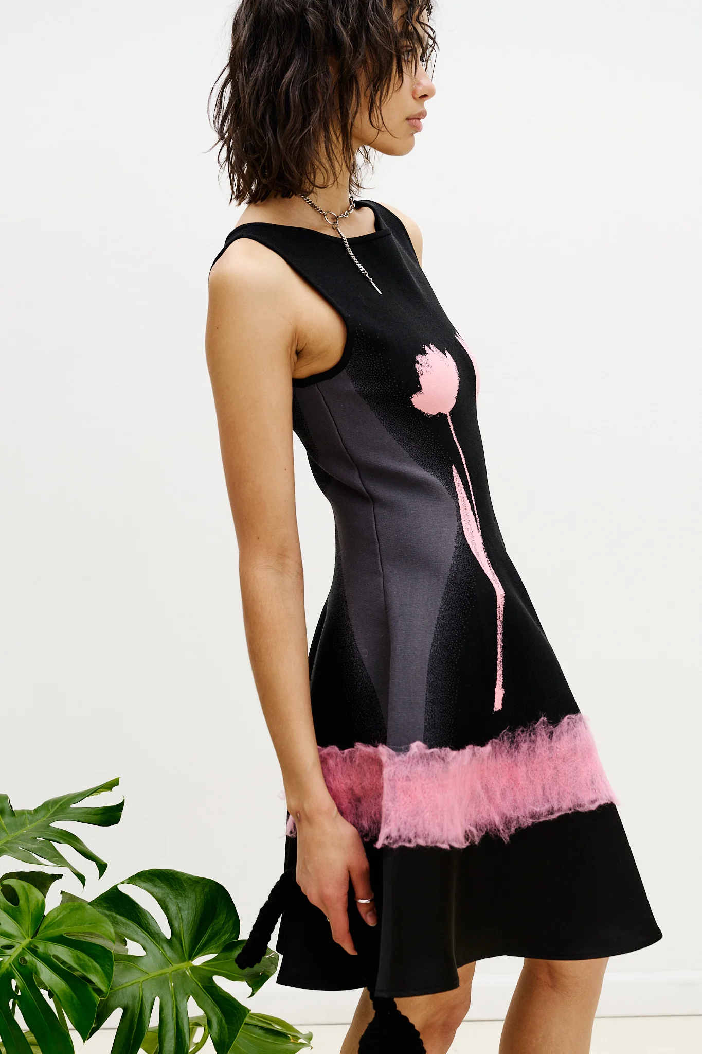 SENNA NEEDLE PUNCH MINI DRESS - Image 6
