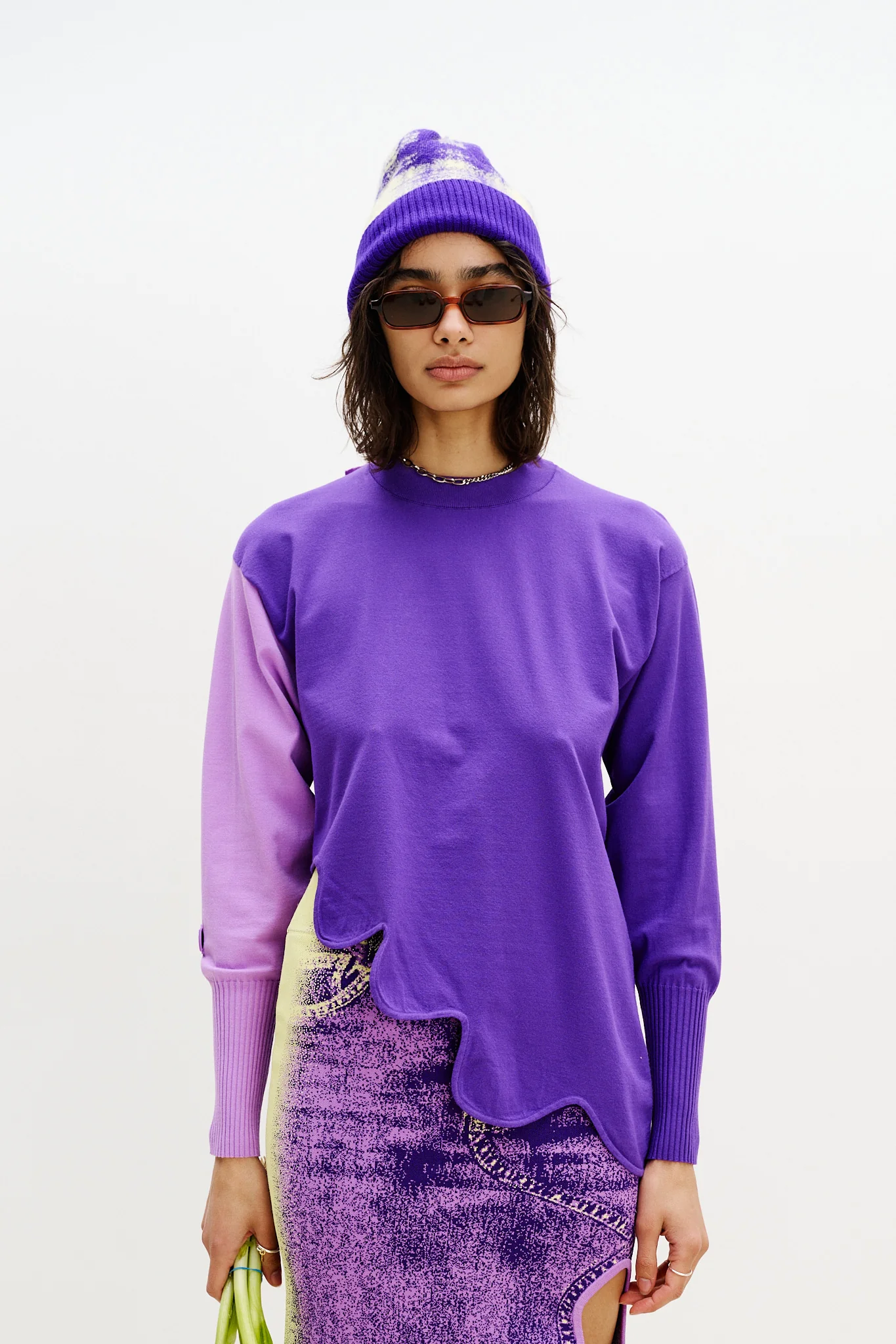 SHARON COLORBLOCK WAVY PULLOVER - Image 3