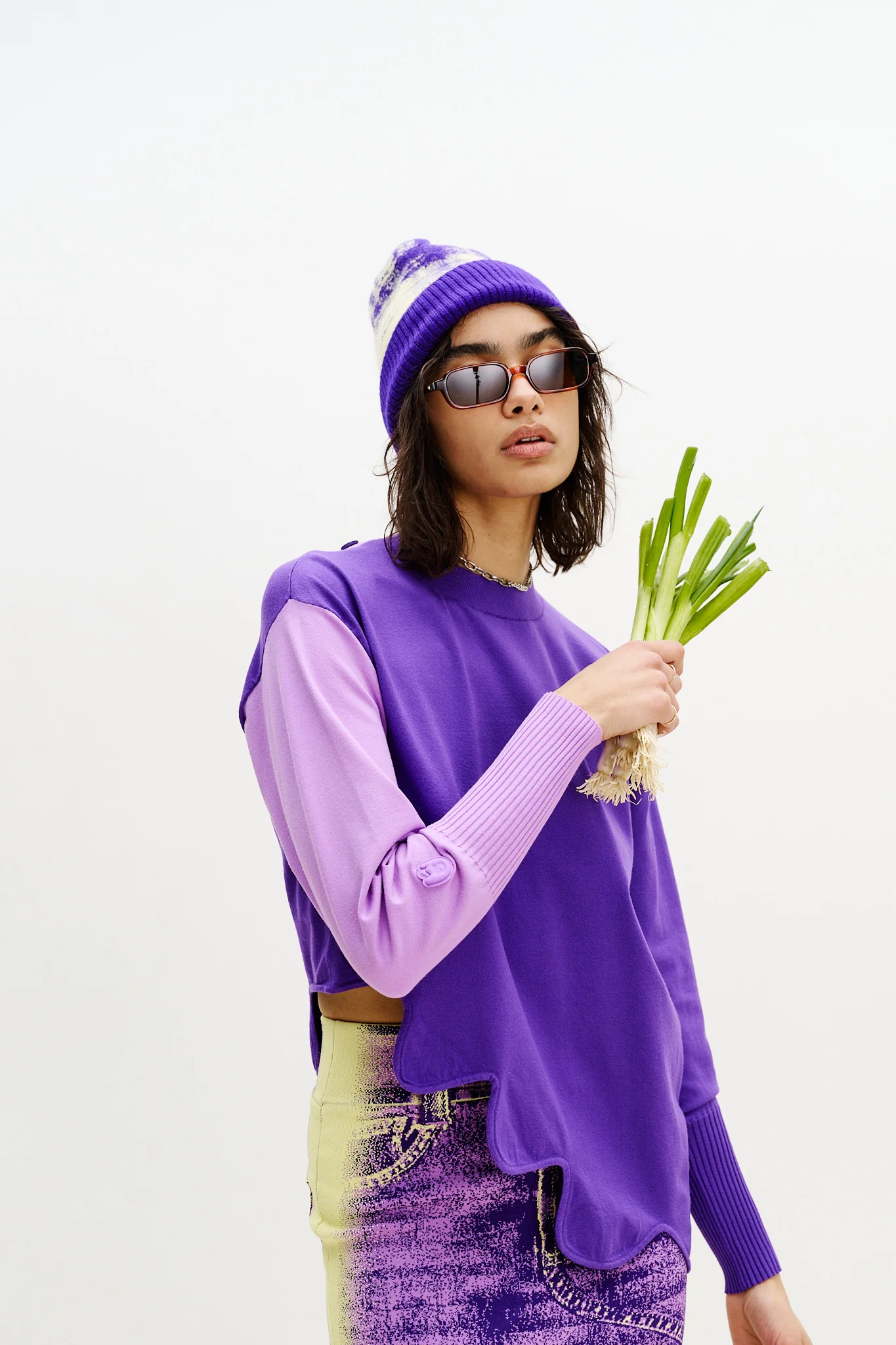 SHARON COLORBLOCK WAVY PULLOVER - Image 4
