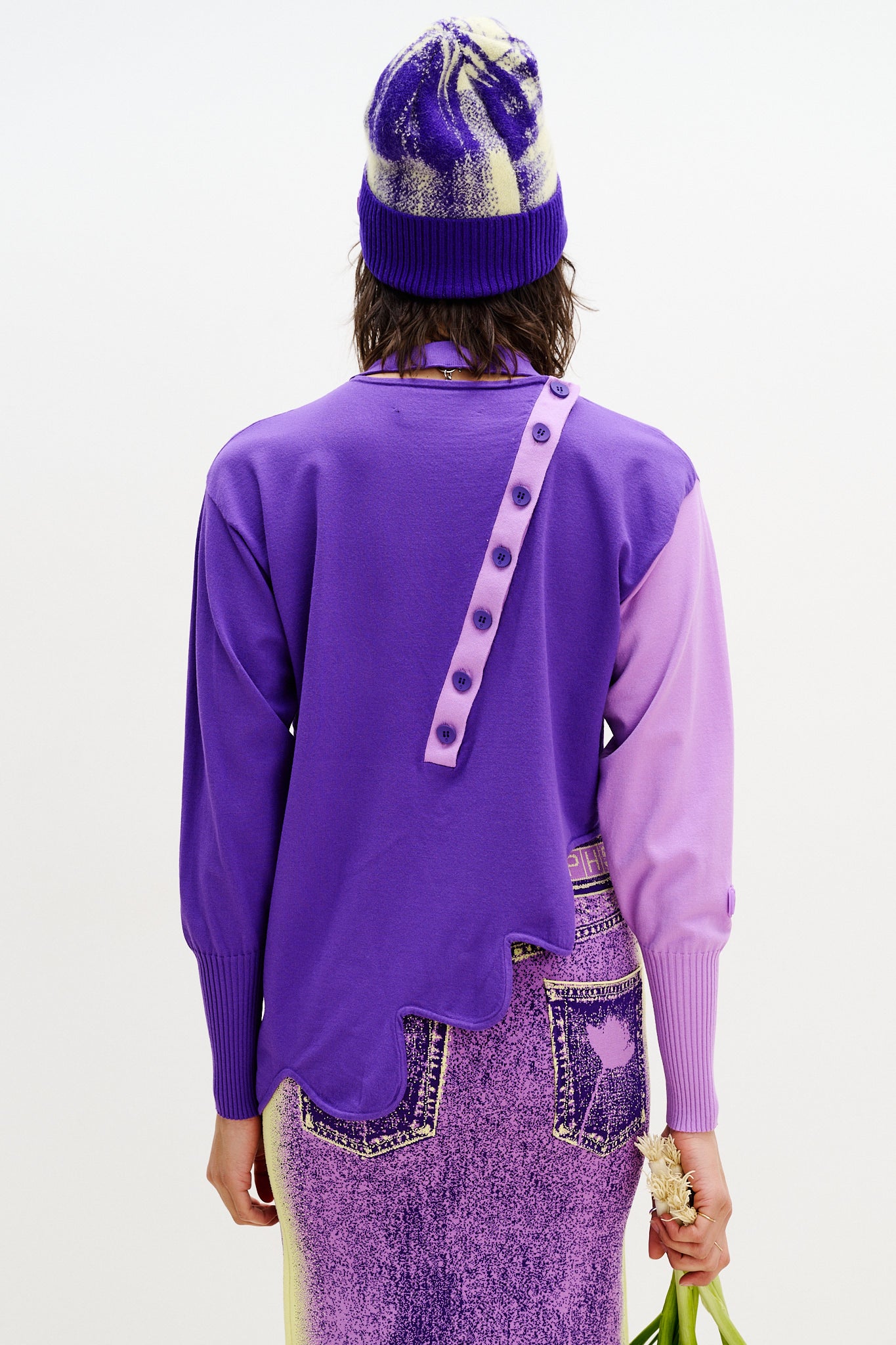 SHARON COLORBLOCK WAVY PULLOVER - Image 5