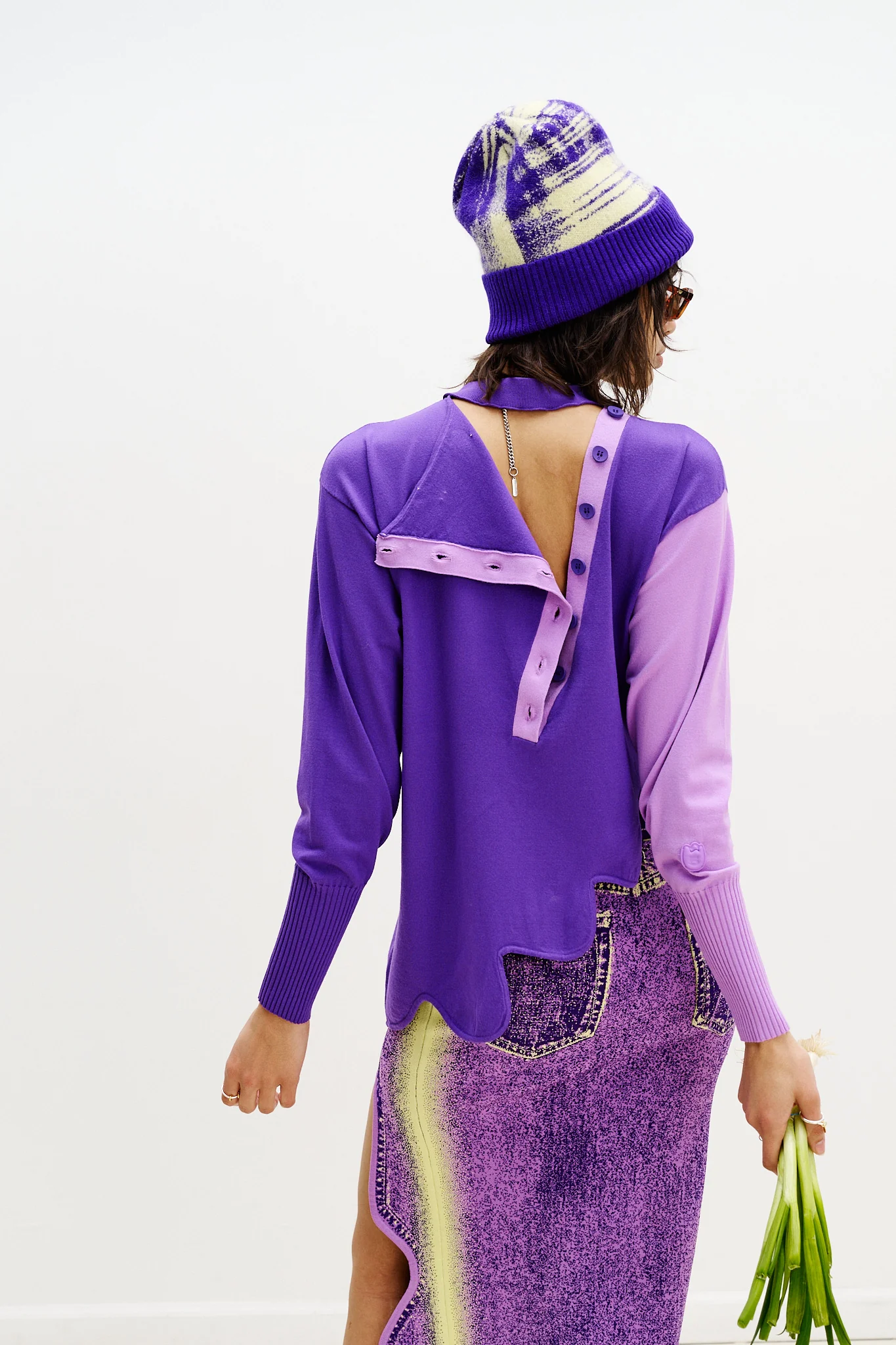 SHARON COLORBLOCK WAVY PULLOVER - Image 6