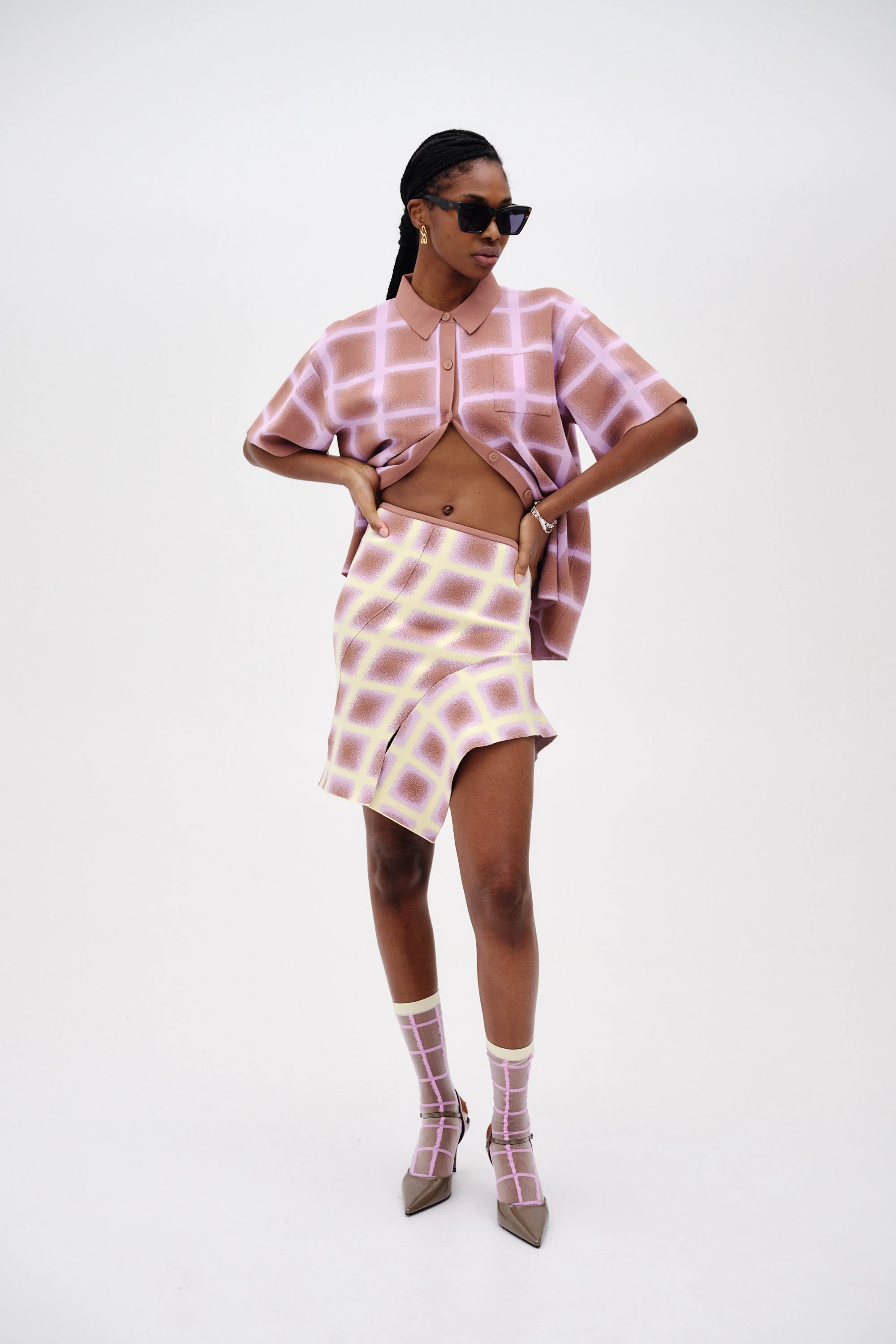 SHEBA MINI PLAID SKIRT - Image 2