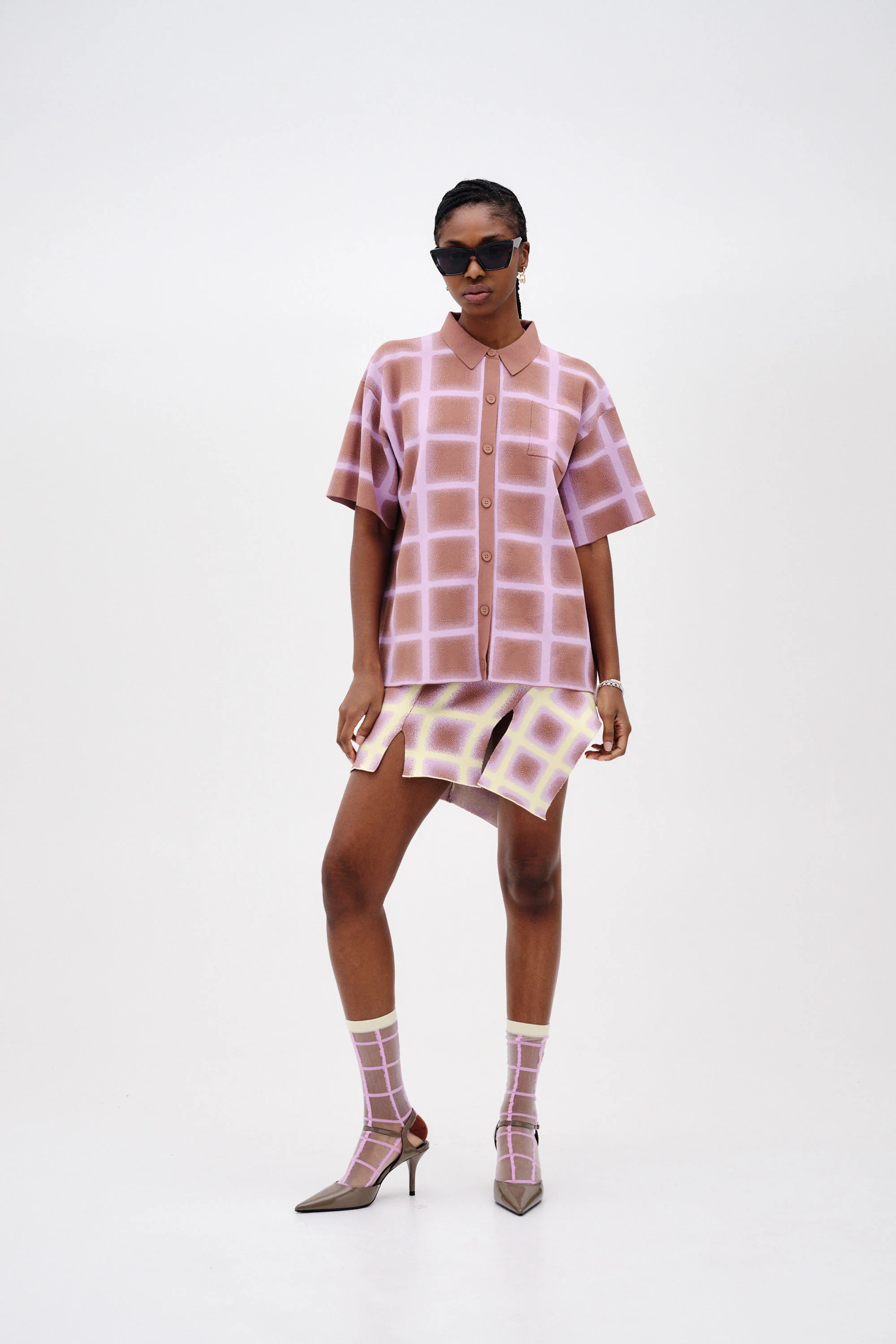 SHEBA MINI PLAID SKIRT - Image 3
