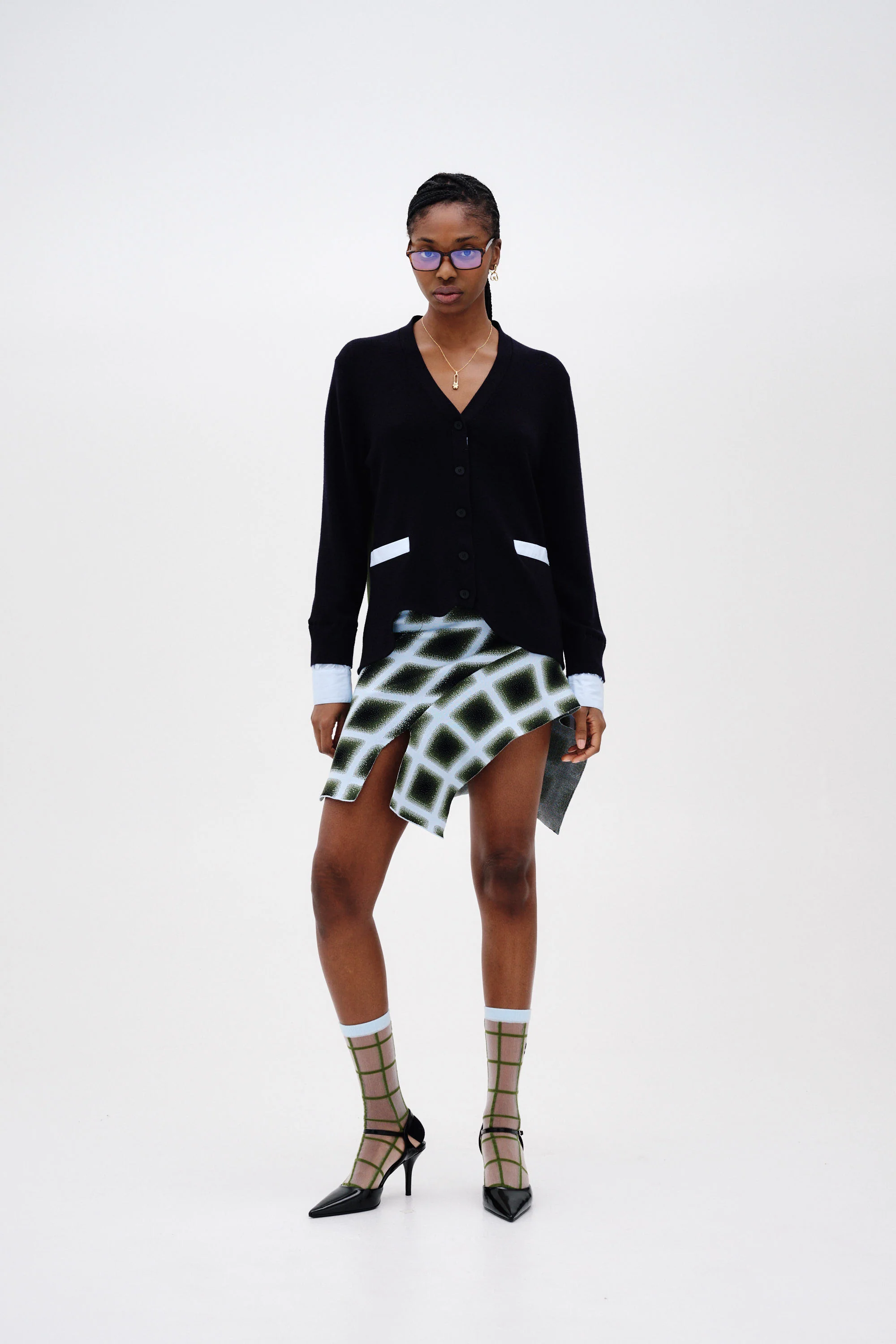 SHEBA MINI PLAID SKIRT - Image 2