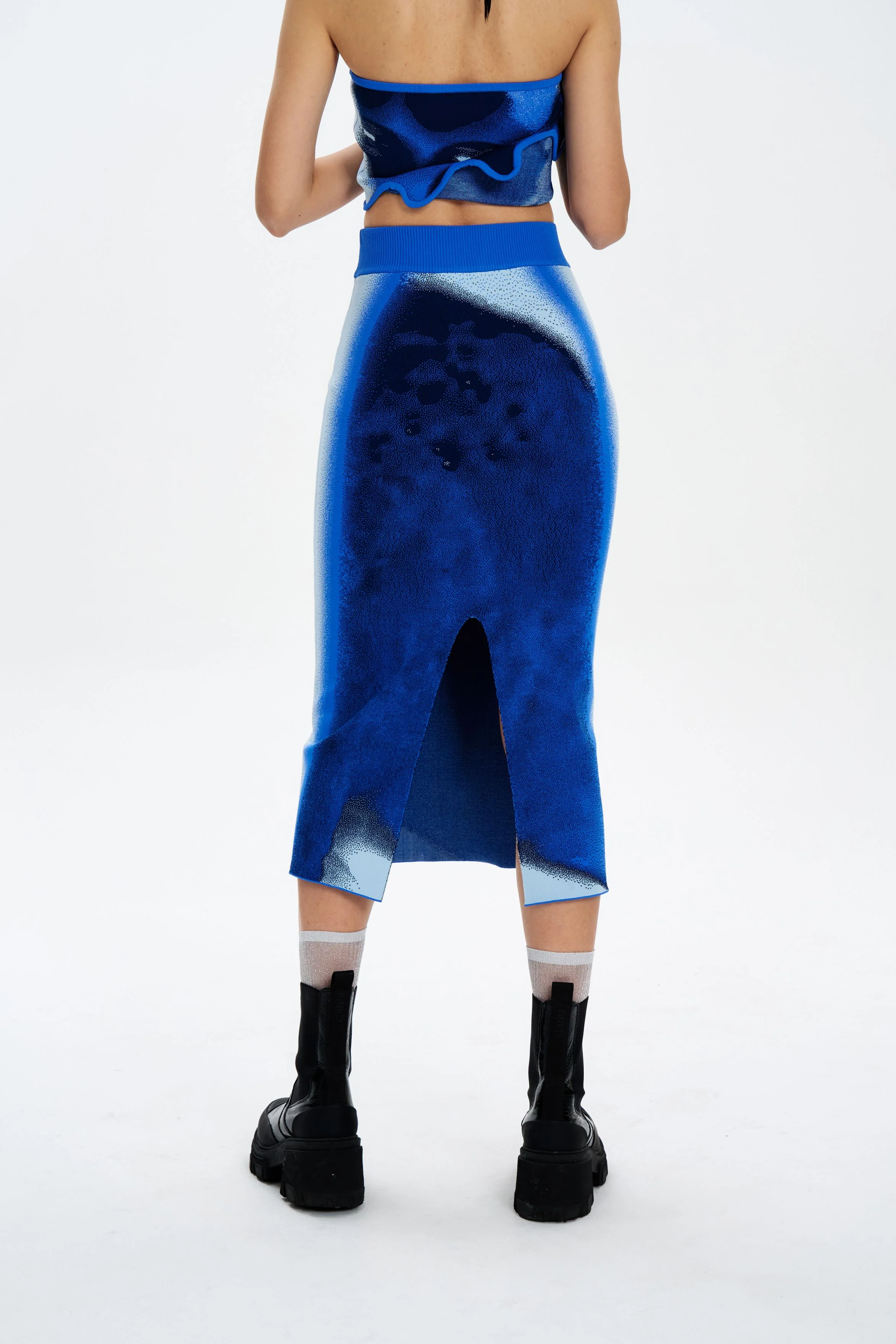SOPHIE CHERRY PRINT MIDI SKIRT - Image 5