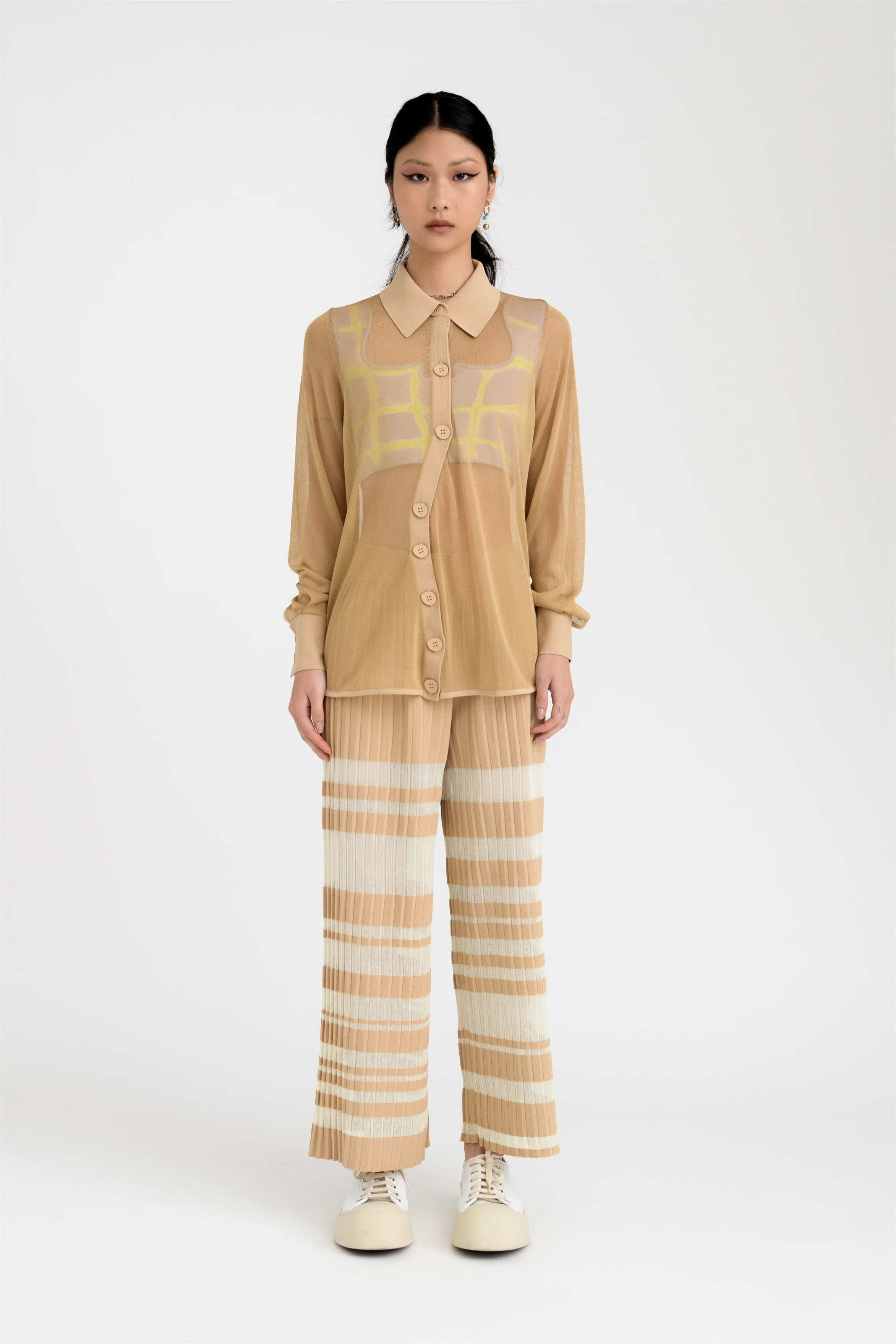 STARLET PLEATED WIDE LEG PANTS - Image 2