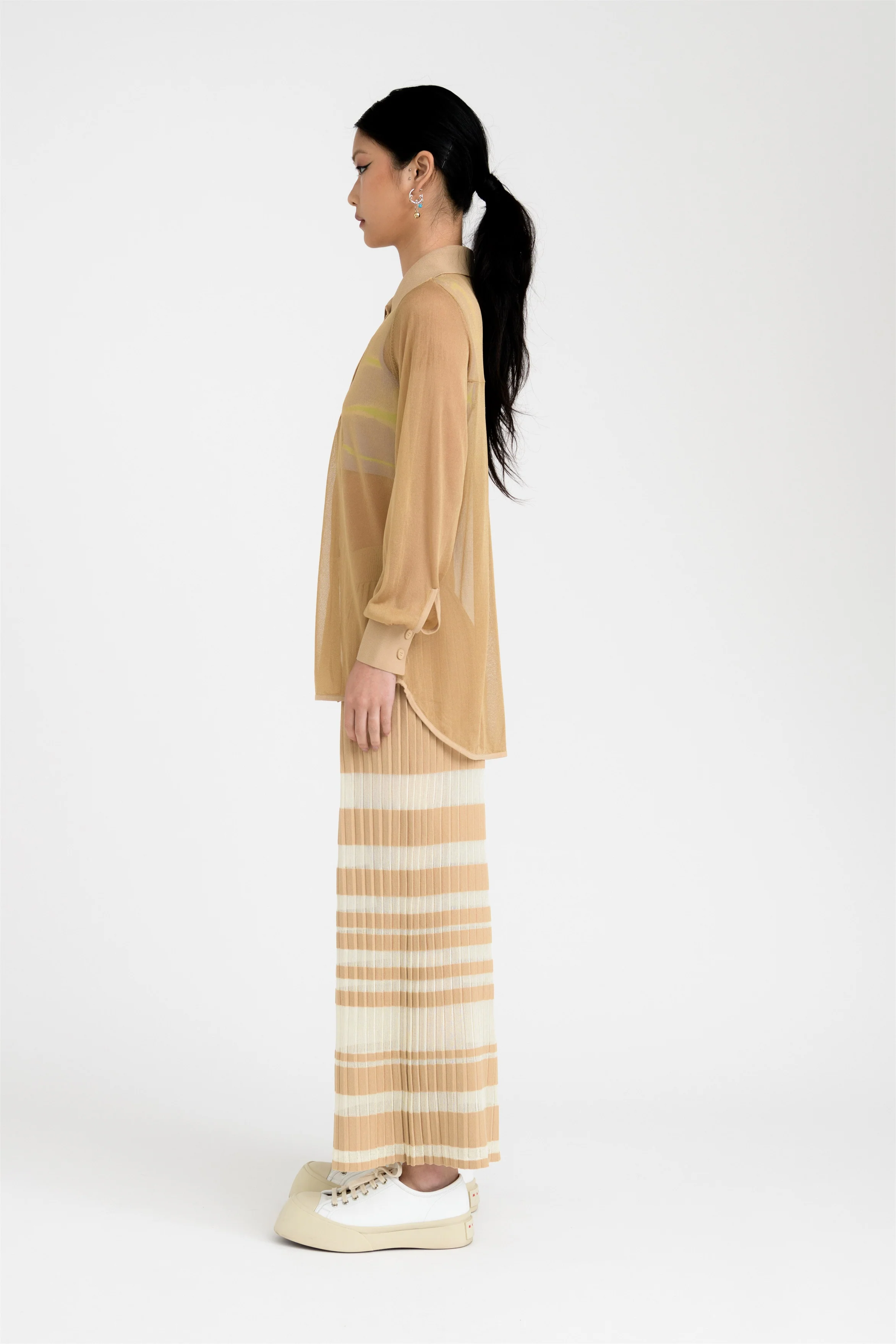 STARLET PLEATED WIDE LEG PANTS - Image 3