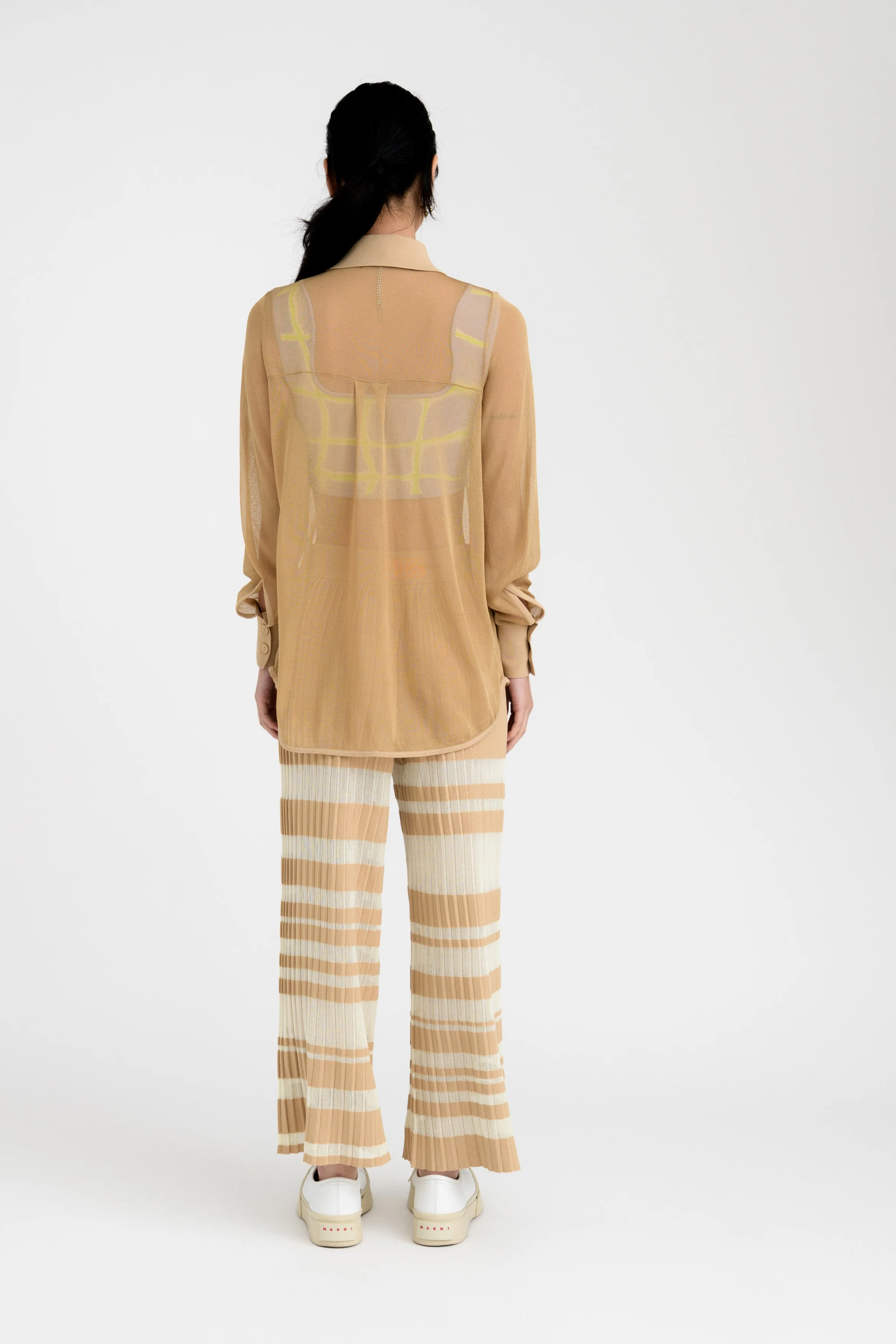 STARLET PLEATED WIDE LEG PANTS - Image 4