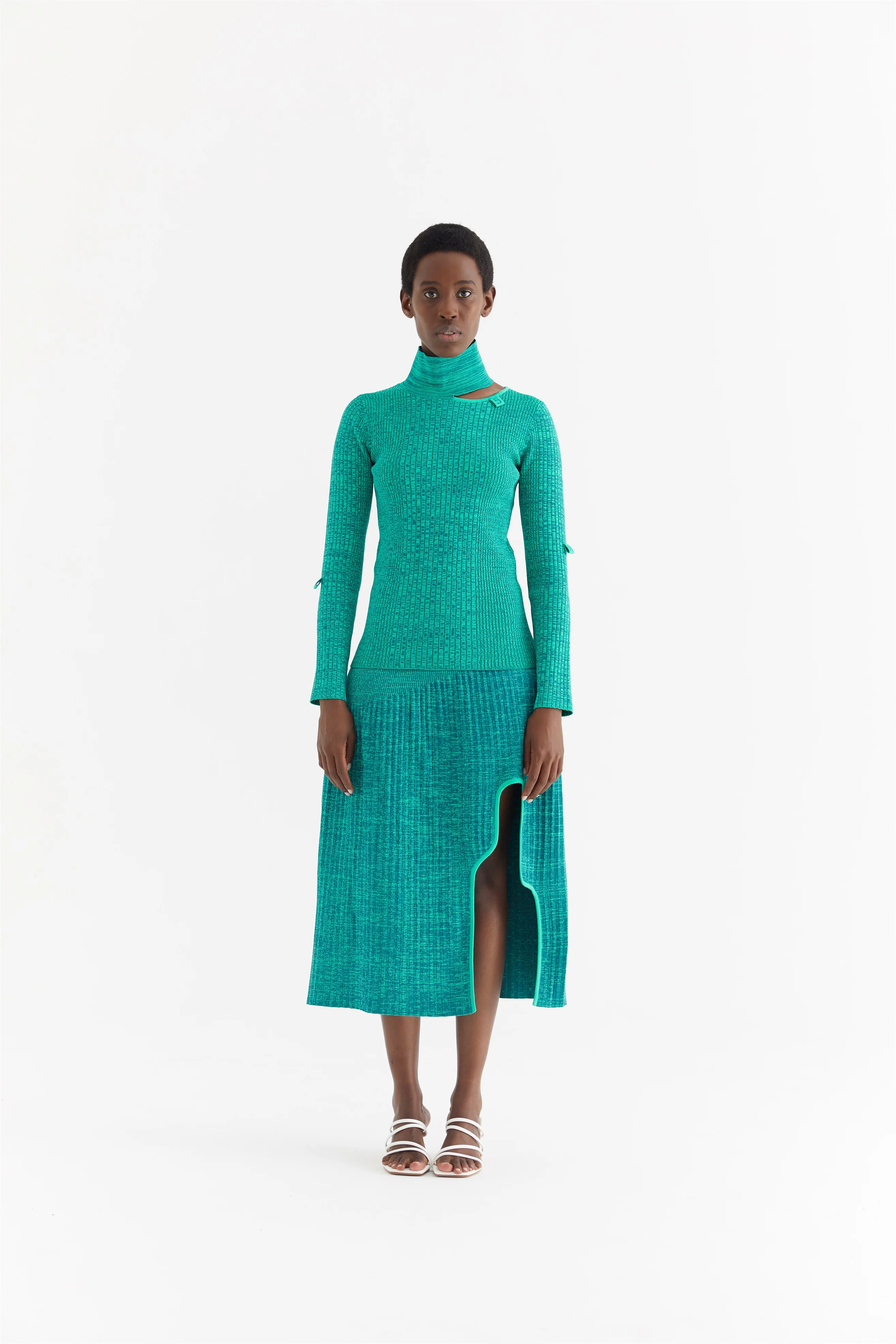 SUSAN MOCK NECK LONG SLEEVE PULLOVER - Image 2