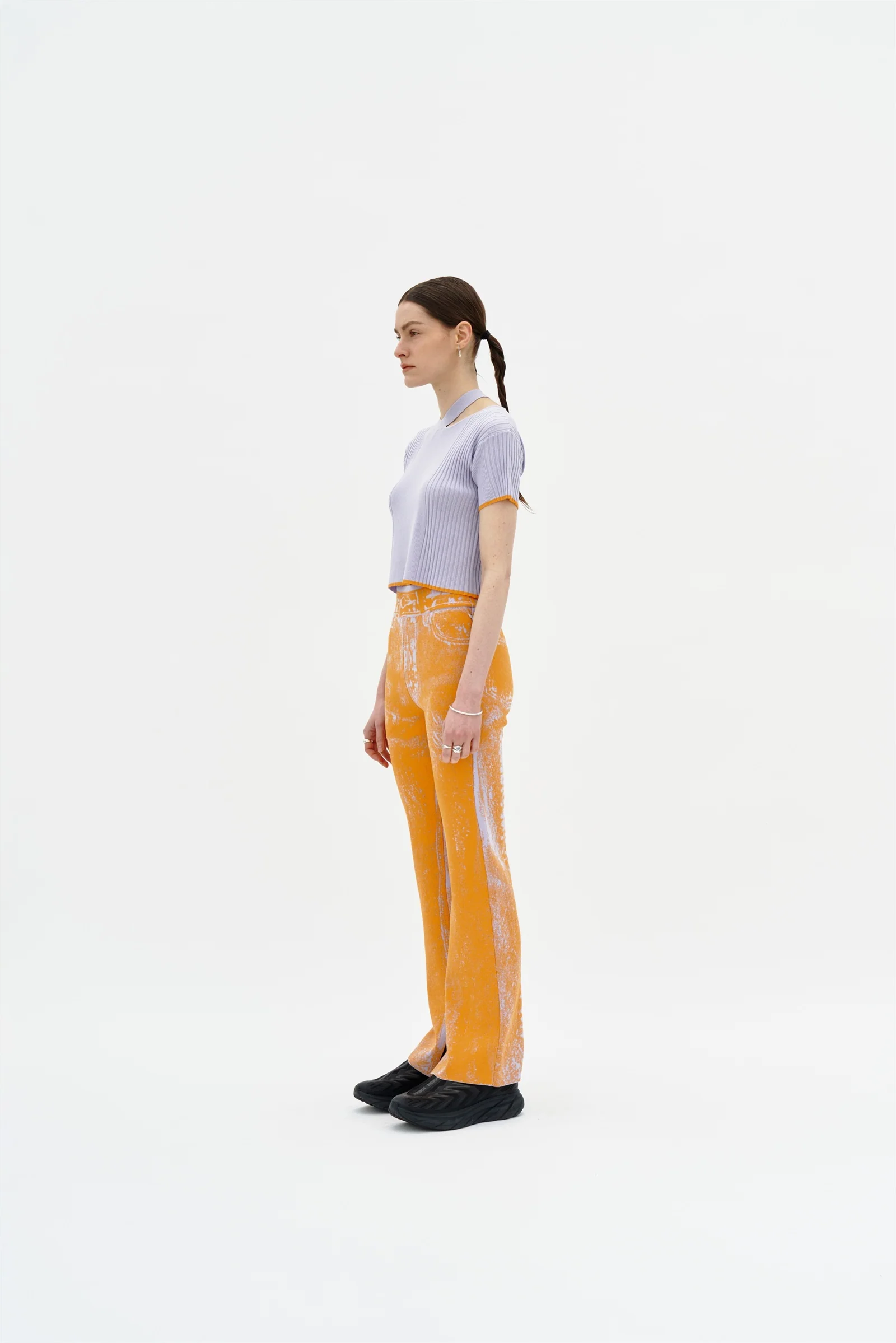 SYKES MIXED RIB CROPPED TOP - Image 3