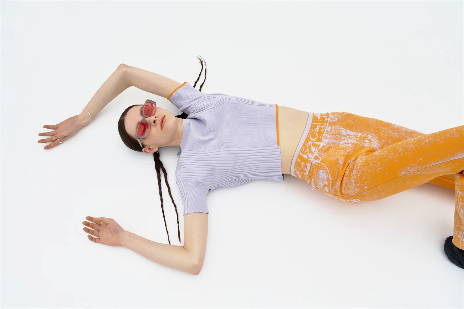 SYKES MIXED RIB CROPPED TOP - Image 5
