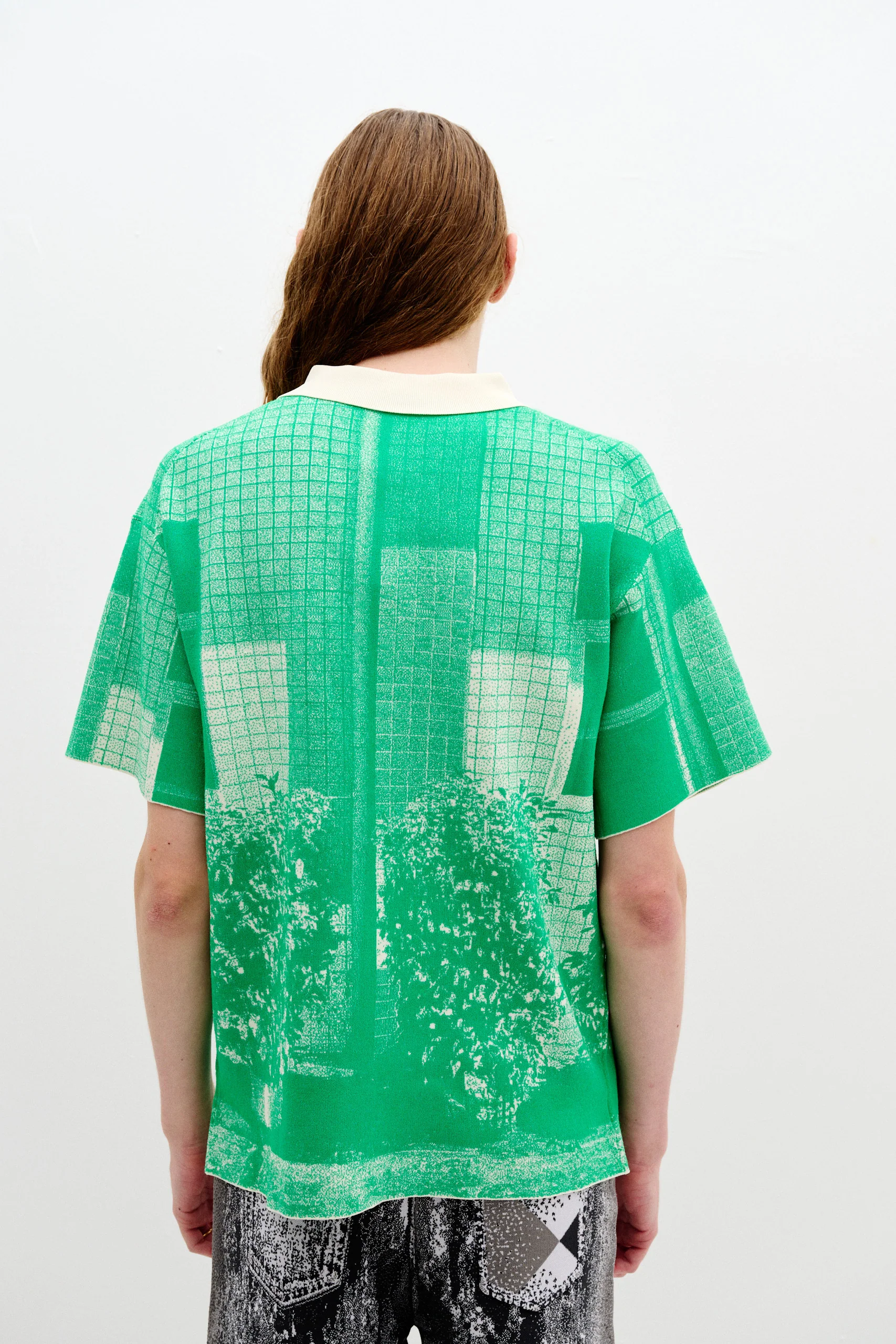 SYLVIE UV REACTIVE TREE PRINT OVERSIZED SHIRT - Image 6