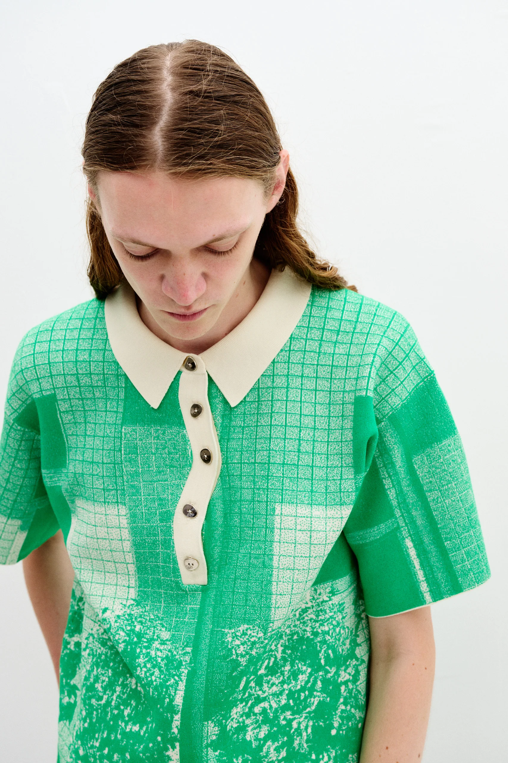 SYLVIE UV REACTIVE TREE PRINT OVERSIZED SHIRT - Image 7