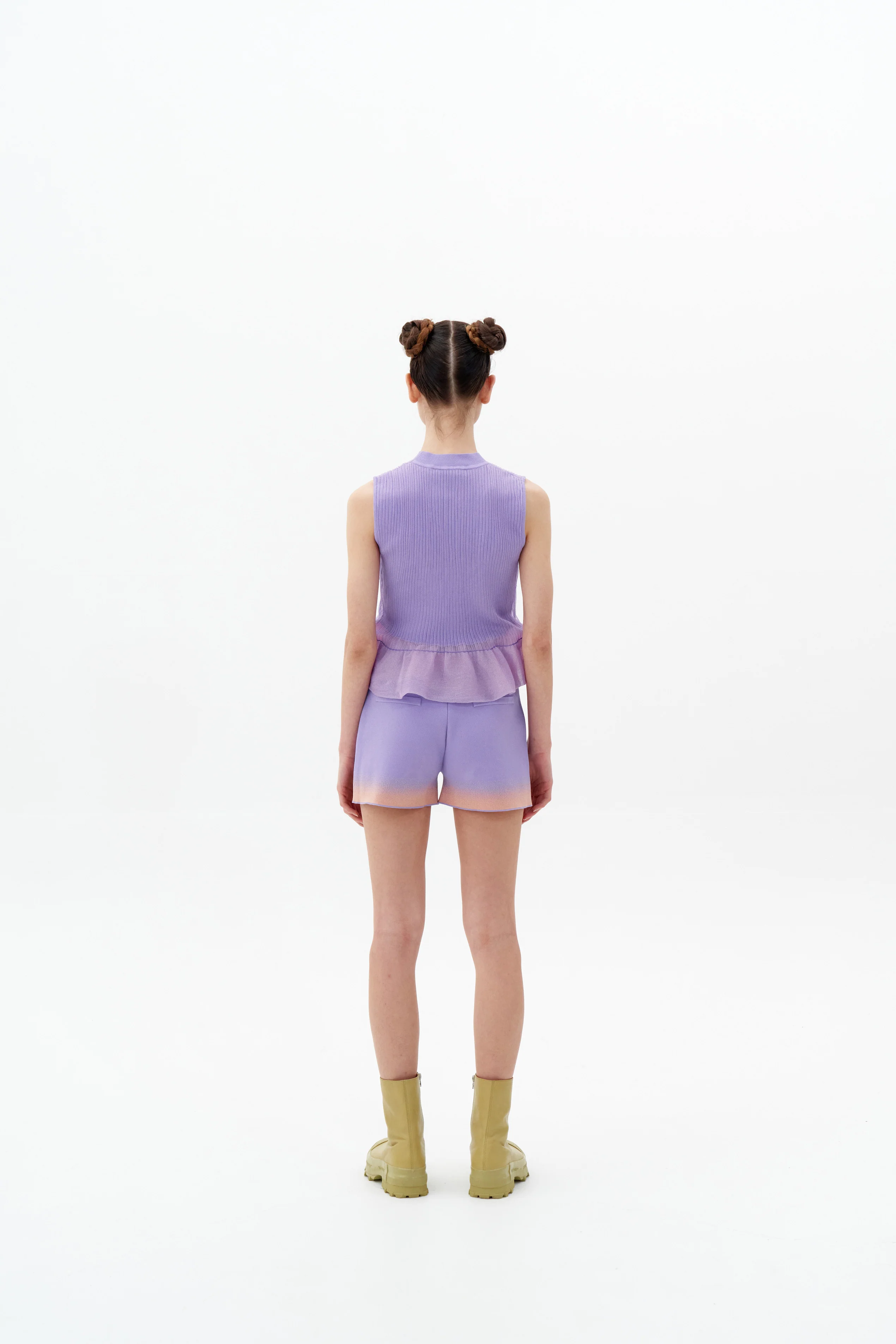 TALESTO "SPRAY PAINTED" SHORTS WITH POCKET - Image 3