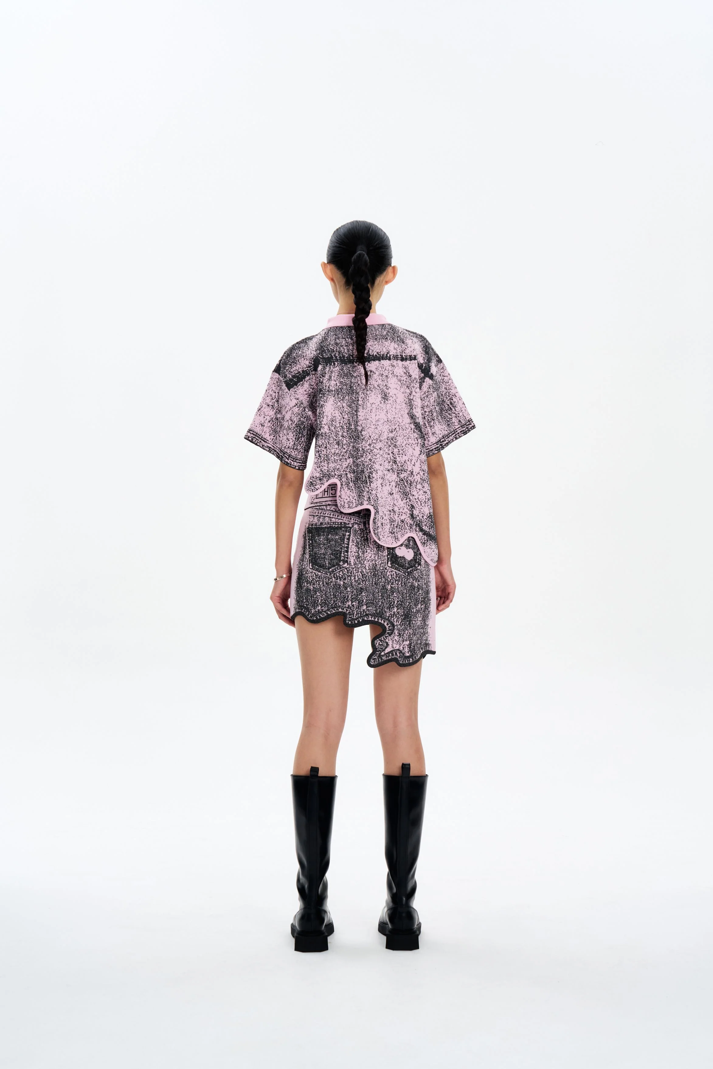 TAMIA REFLECTIVE WAVY POLO - Image 4