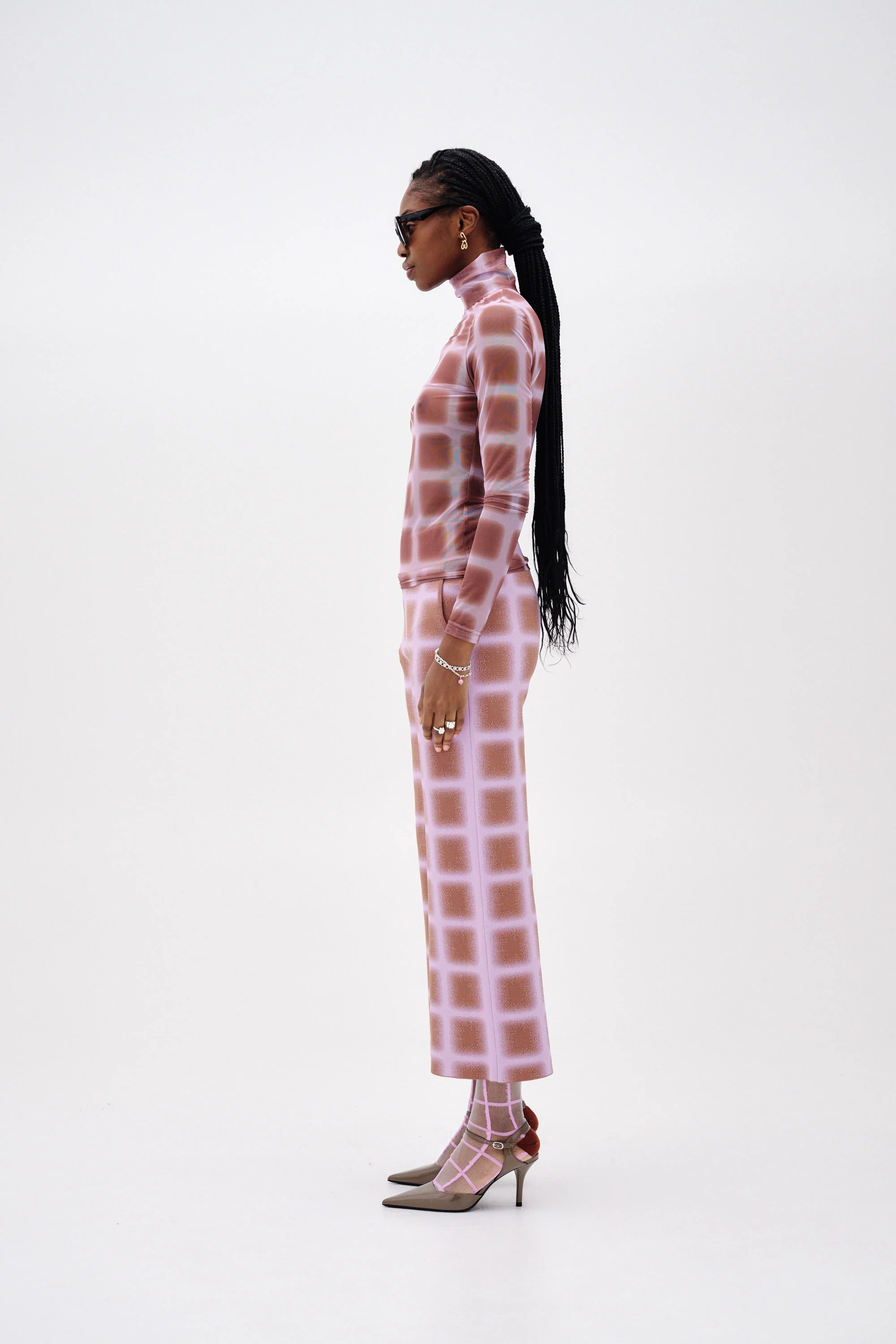 THYME WIDE LEG CROPPED PANTS - Image 3