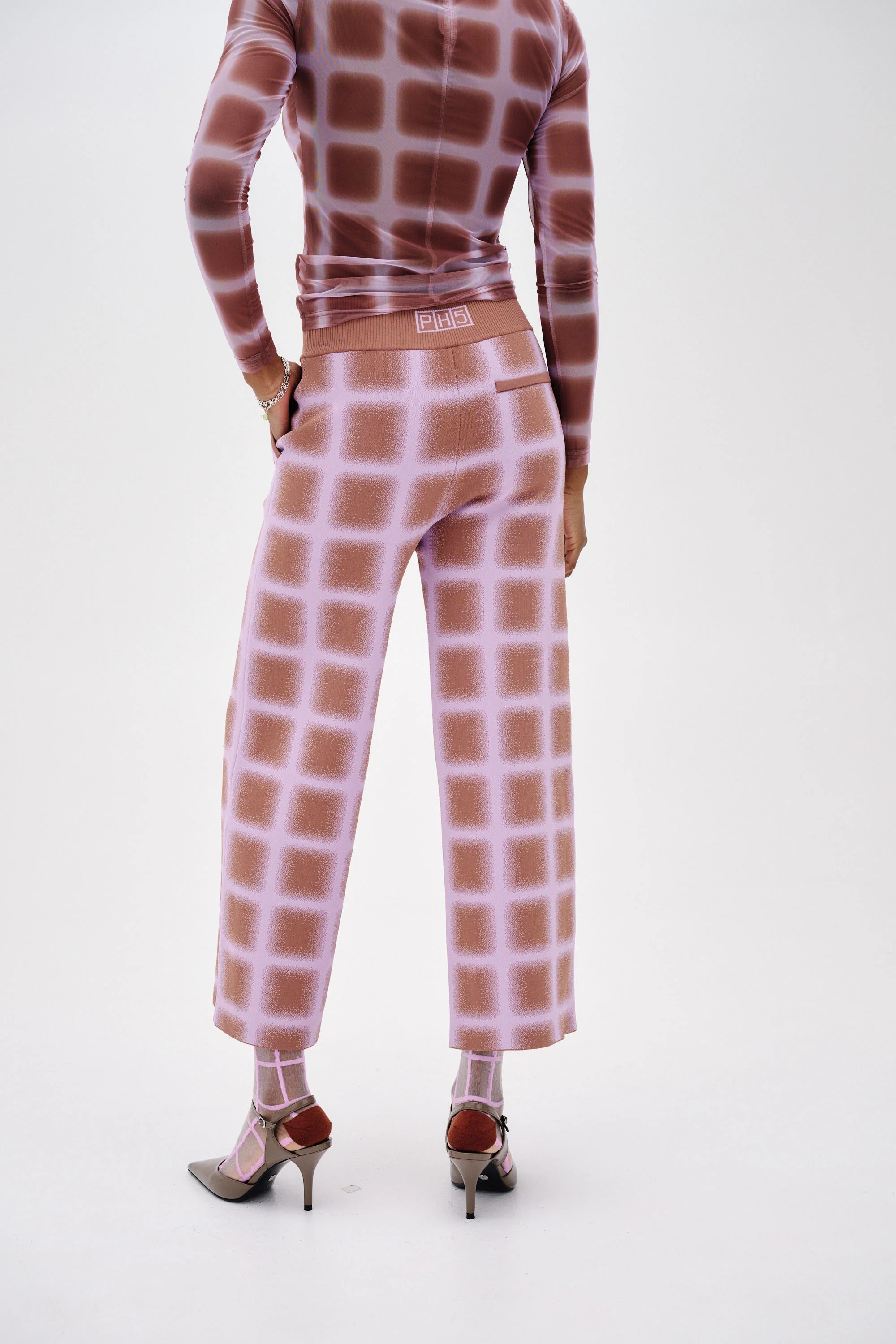 THYME WIDE LEG CROPPED PANTS - Image 5