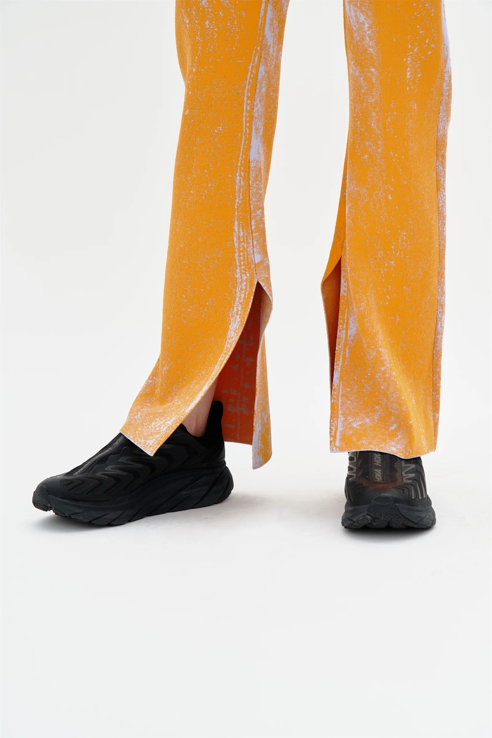 TOBY SKINNY FAKE DENIM PANTS WITH SLIT - Image 5
