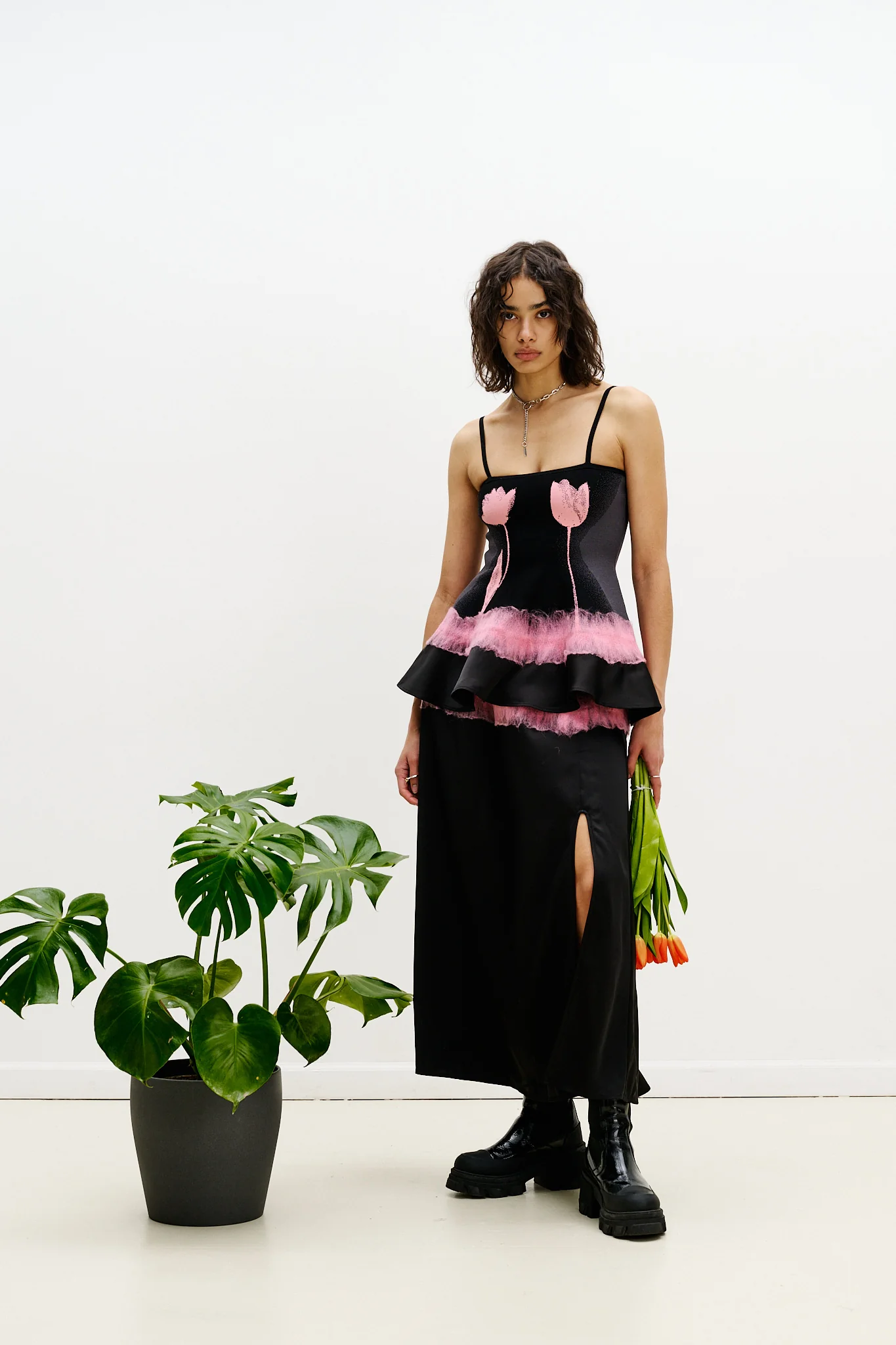 TULIP NEEDLE PUNCH TANK TOP - Image 2
