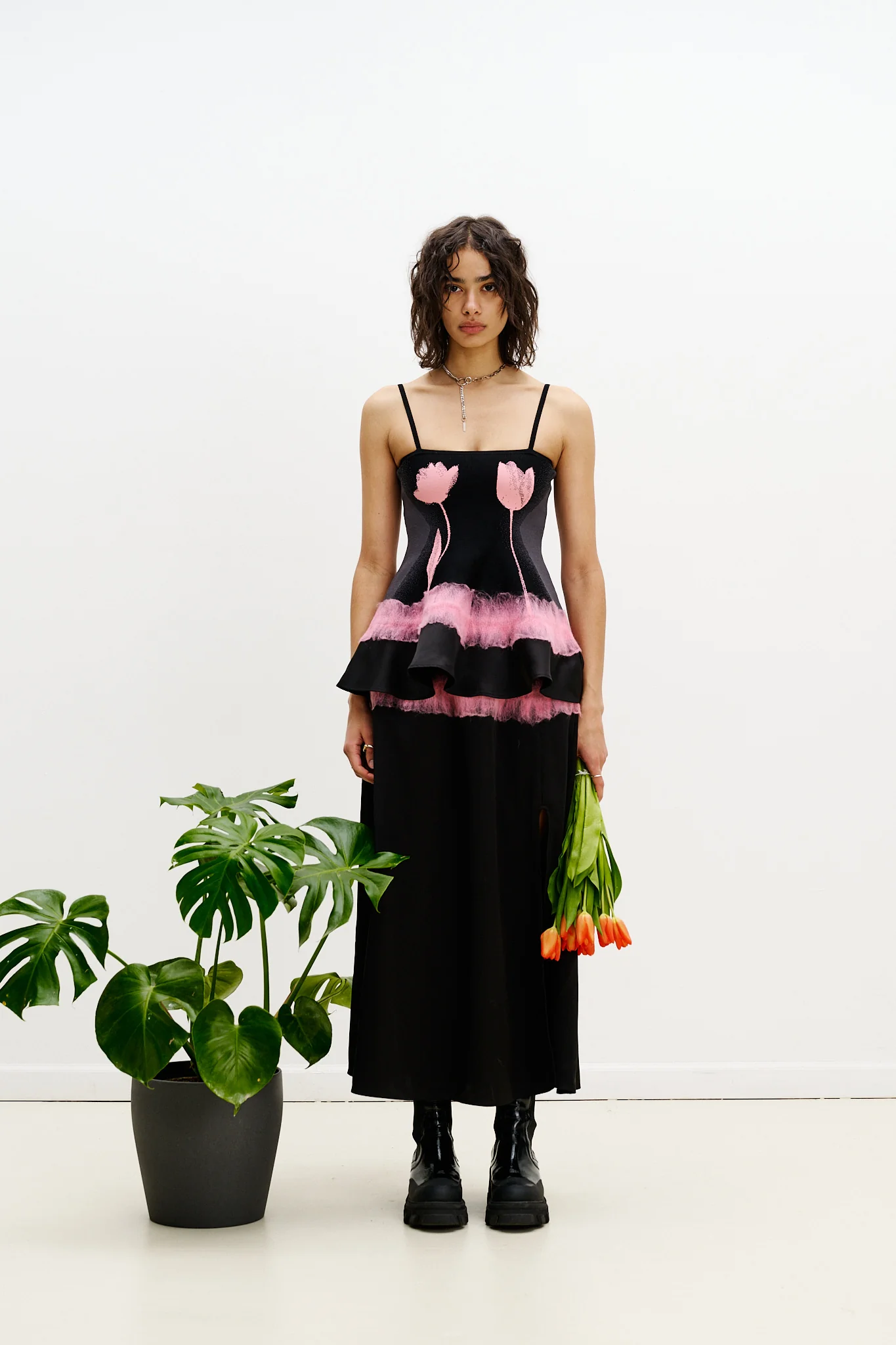 TULIP NEEDLE PUNCH TANK TOP - Image 3
