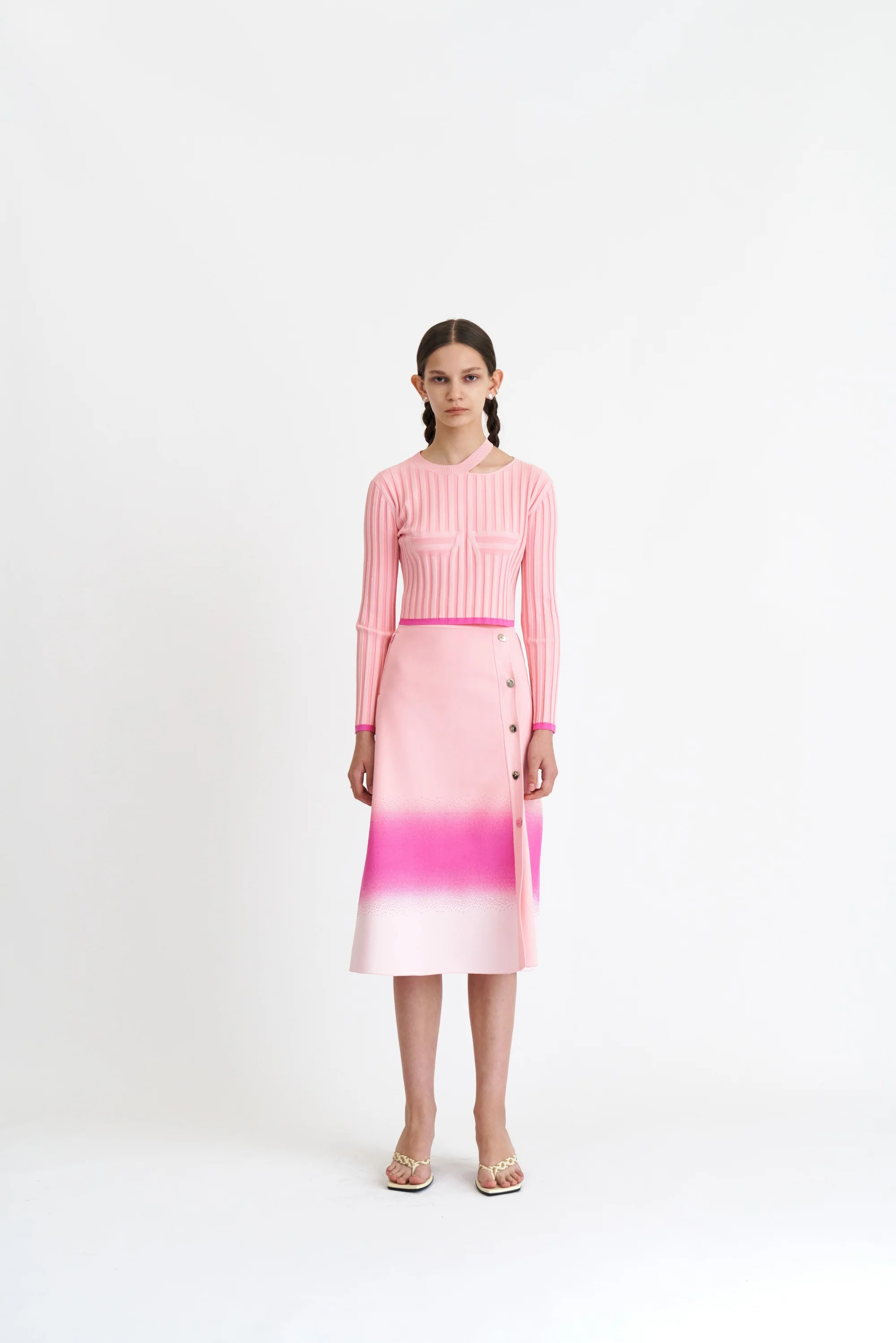 VENUS LONG SLEEVE CROPPED TOP - Image 2