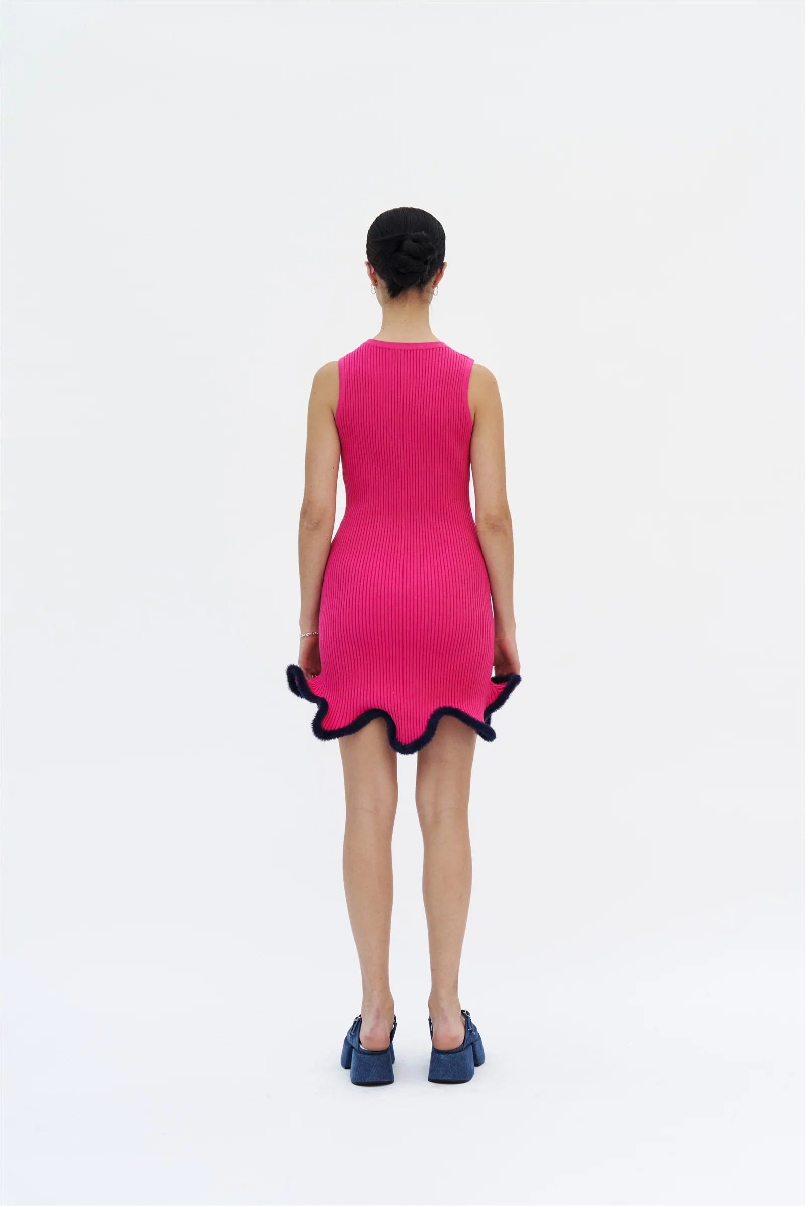 XENA 3D WAVY MINI TANK DRESS - Image 4