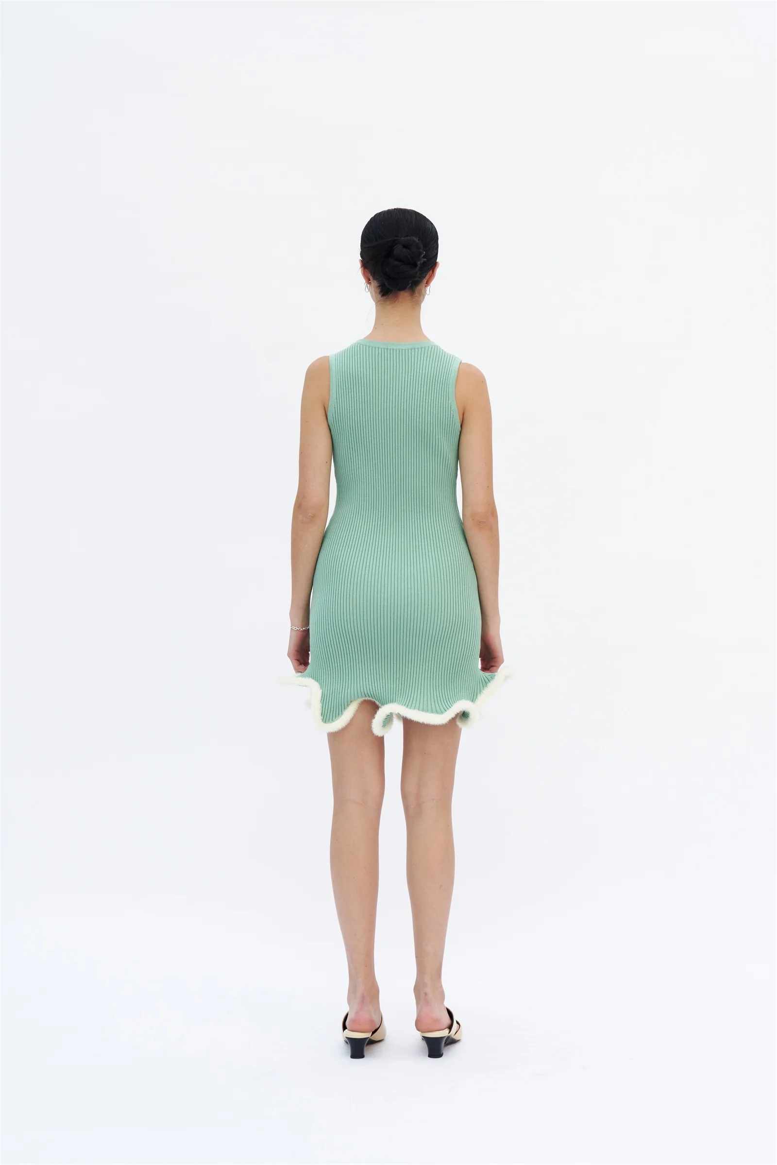 XENA 3D WAVY MINI TANK DRESS - Image 4