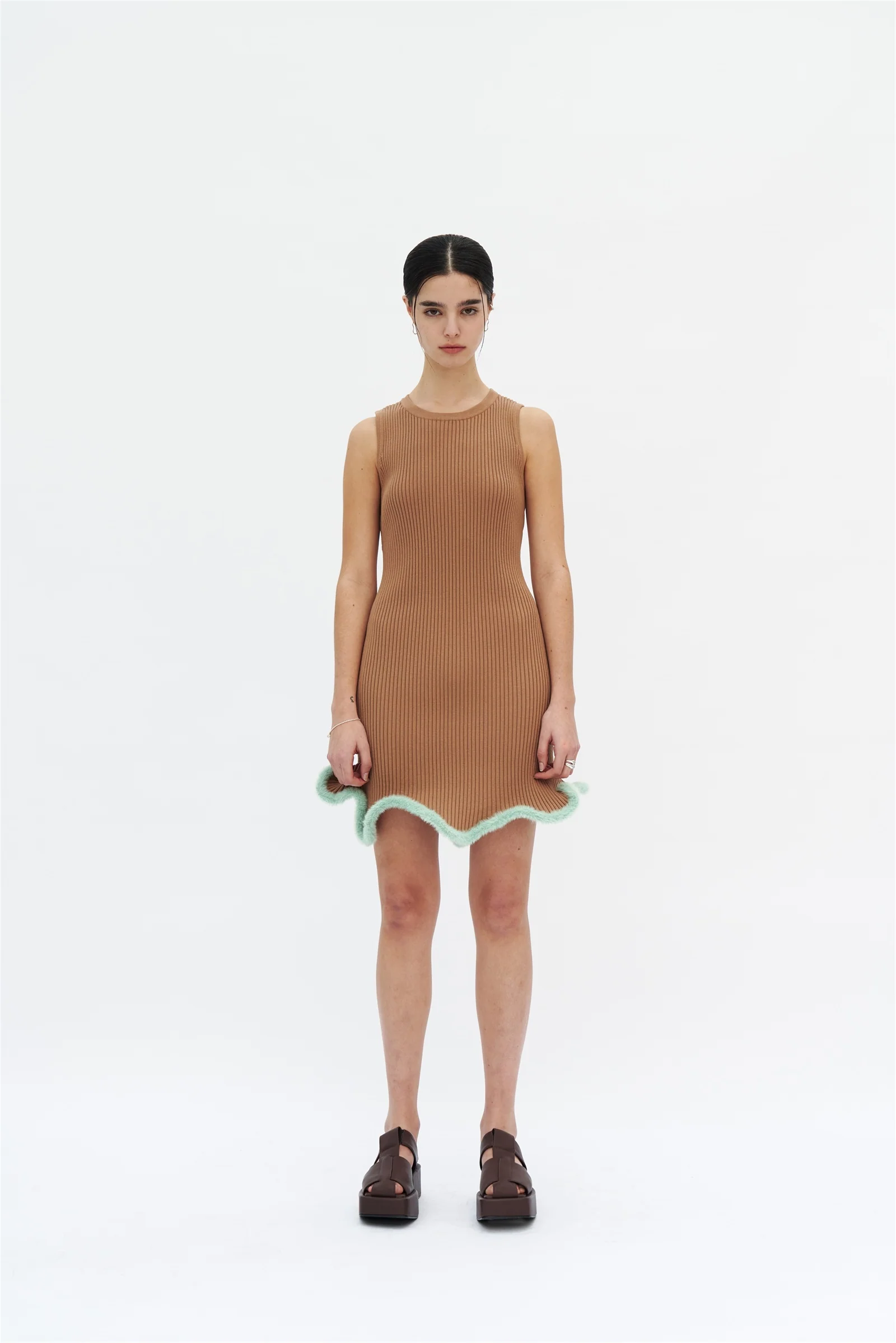 XENA 3D WAVY MINI TANK DRESS - Image 2