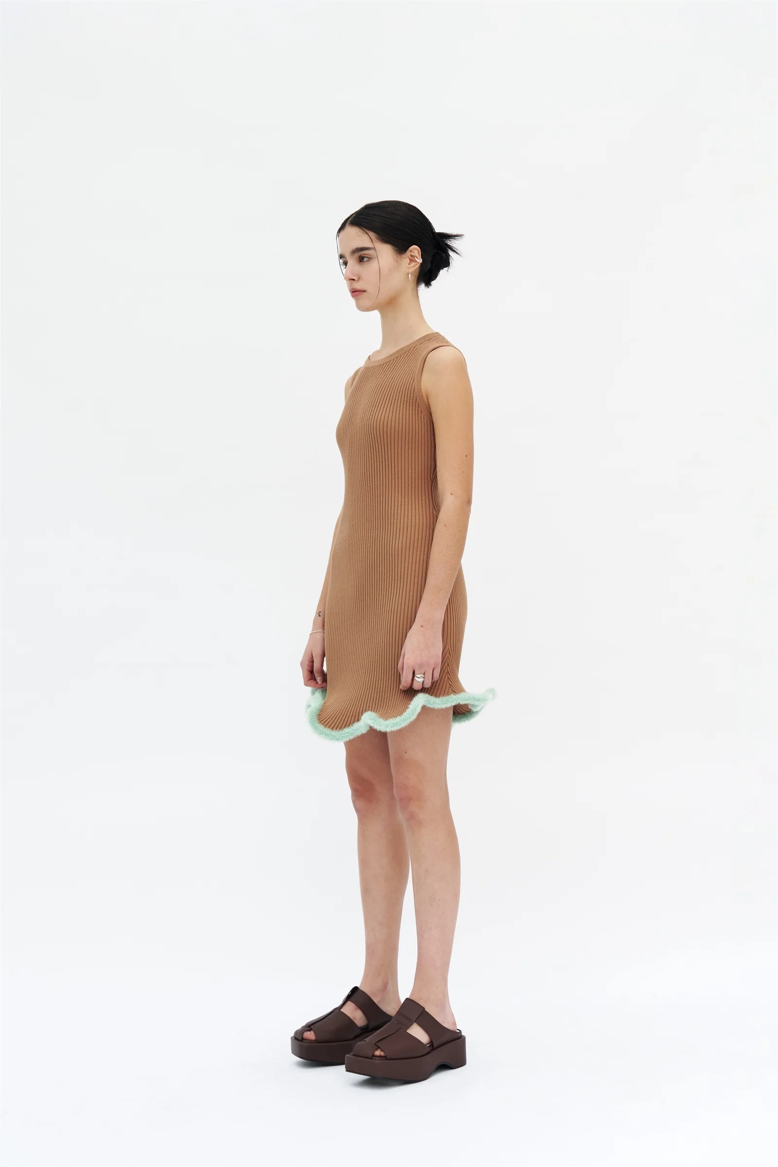 XENA 3D WAVY MINI TANK DRESS - Image 3