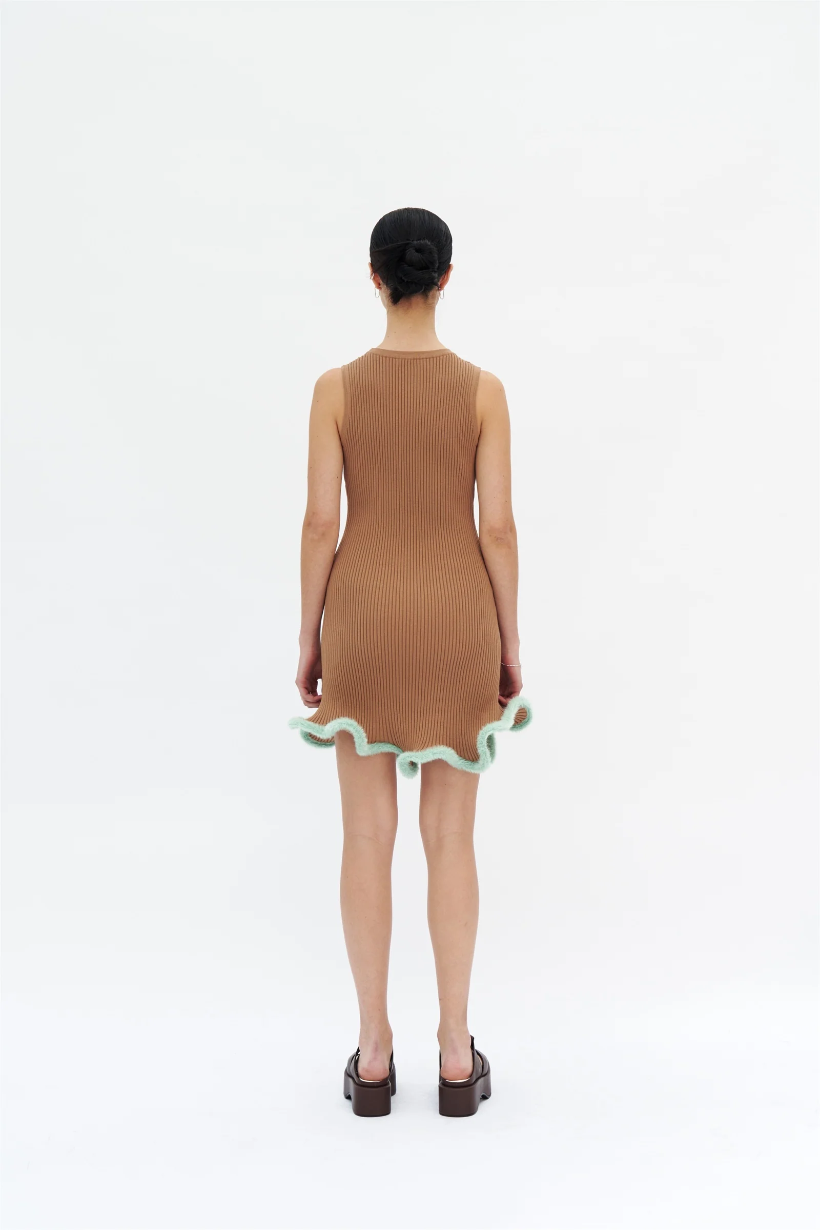XENA 3D WAVY MINI TANK DRESS - Image 4