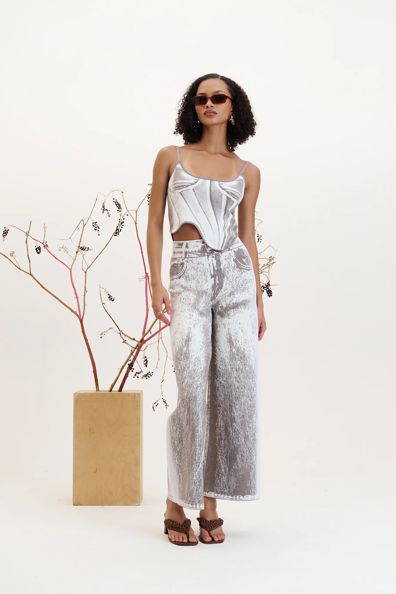 ZAHRA WIDE LEG PANTS - Image 2