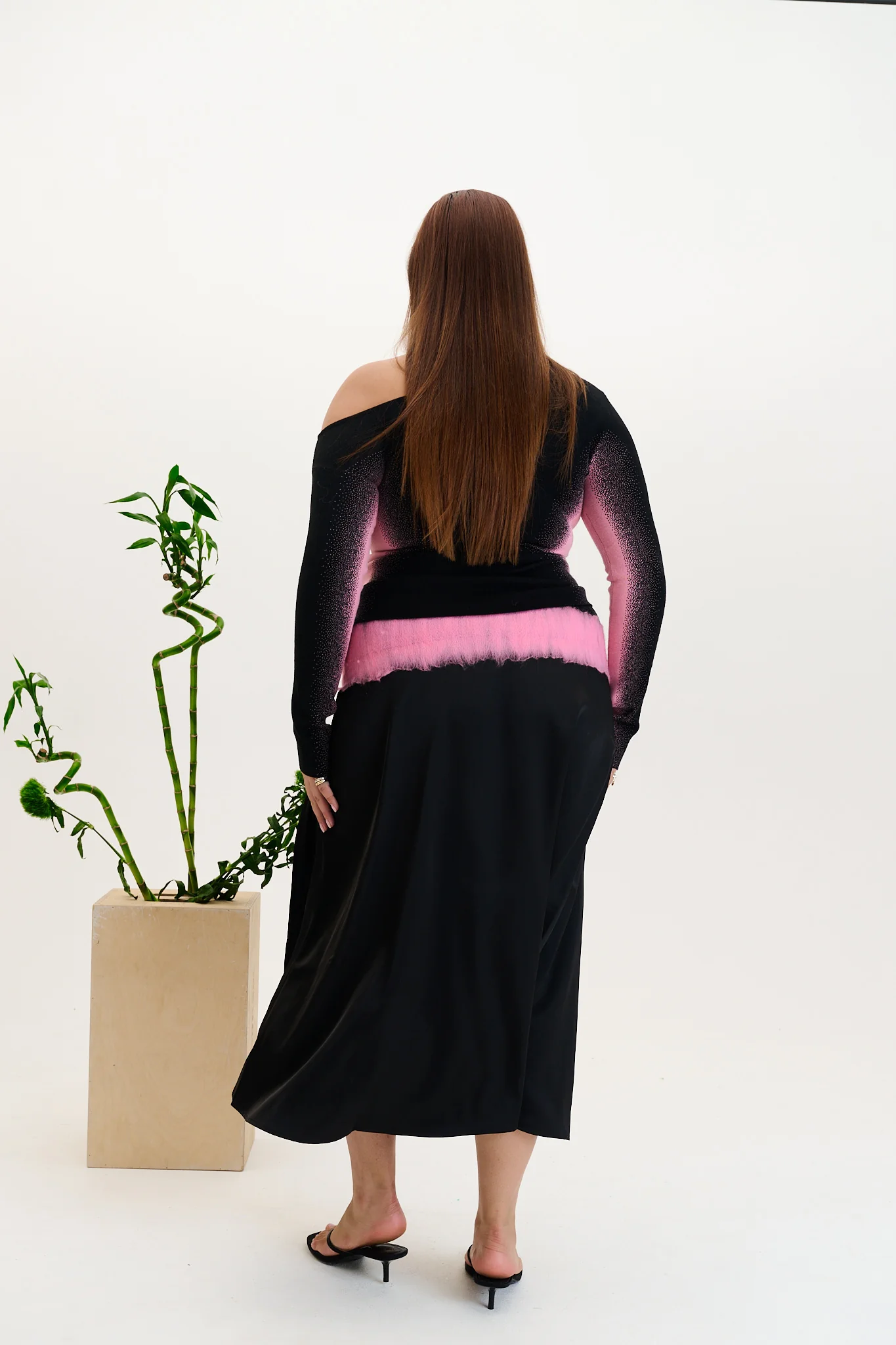 ZINYA NEEDLE PUNCH MAXI SKIRT - Image 5